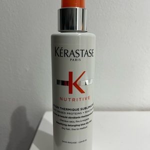 Kerastase Nutritive Heat Protectant Spray - White & Orange Accents
